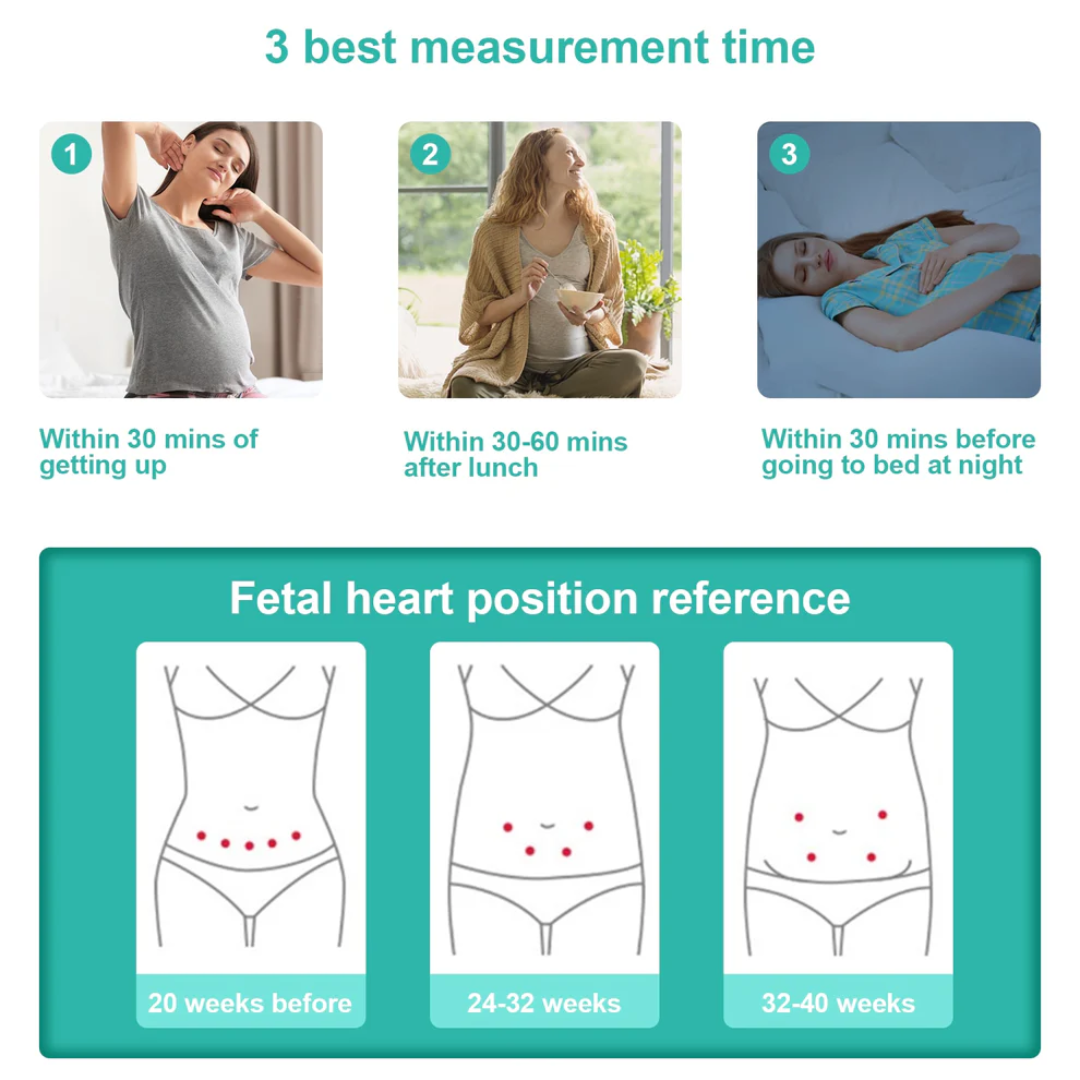 Portable Baby Heartbeat Doppler