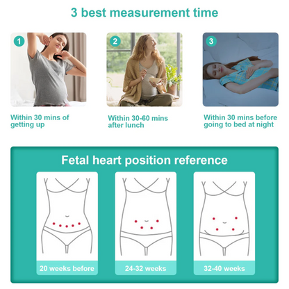 Portable Baby Heartbeat Doppler